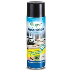 Copyr FlySpray - Insetticida Spray Professionale al Piretro (500ml) - Azione Snidante e Abbattente - insetticida spra...