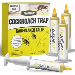 Trappola Scarafaggi e Blatte 'Internal Catch' - Pack 4 Pezzi Discreta - trappola scarafaggi 4 pezzi
