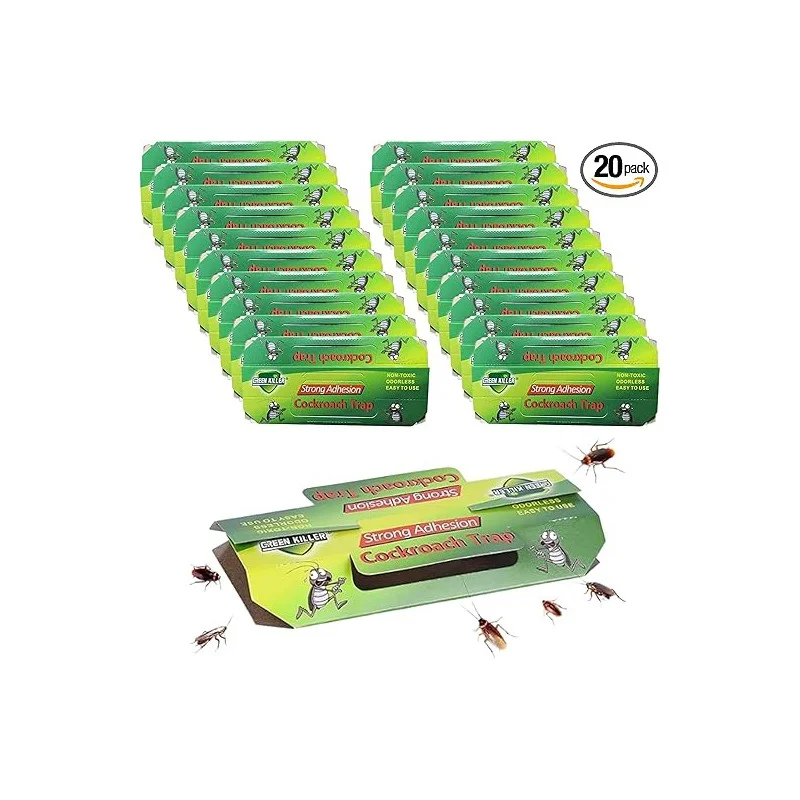 Pack 20 Trappole per Scarafaggi - Disinfestazione Professionale e Casa - pacco 20 trappole scarafaggi