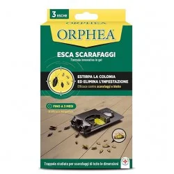 Orphea Esca Scarafaggi Insetticida Gel - Pack 3 Stazioni - orphea scarafaggi