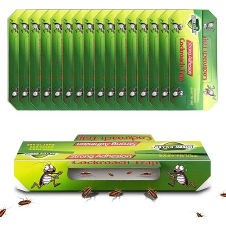Pack 25 Trappole Scarafaggi e Blatte - Protezione Casa Atossica - trappole scarafaggi 25 pezzi