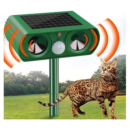 Scaccia Animali Ultrasuoni da Esterno - Repellente Universale (Piccioni, Gatti, Volpi)