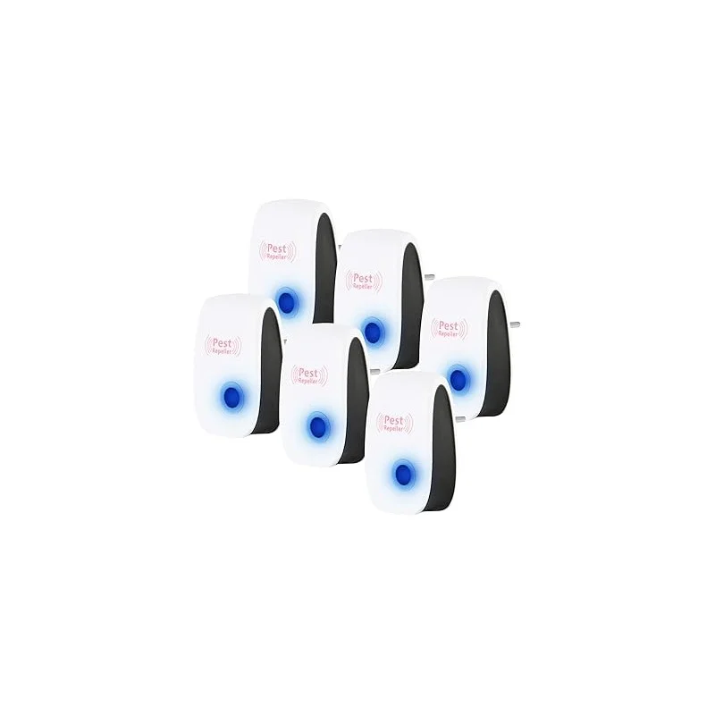 Antizanzare e Scaccia Topi Ultrasuoni - Set 6 Pezzi (Silent Protection) - antizanzare ultrasuoni casa