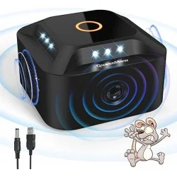 Ultrasuoni per Topi 360° con 12 Luci Stroboscopich - Raggio 300 mq - ultrasuoni topi 300 mq