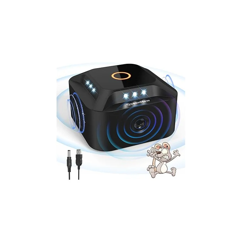 Ultrasuoni per Topi 360° con 12 Luci Stroboscopich - Raggio 300 mq - ultrasuoni topi 300 mq