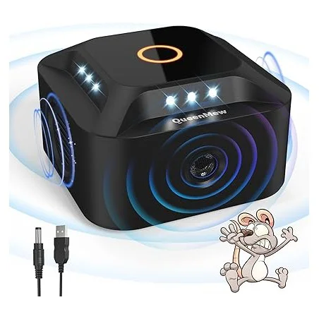 Ultrasuoni per Topi 360° con 12 Luci Stroboscopich - Raggio 300 mq - ultrasuoni topi 300 mq
