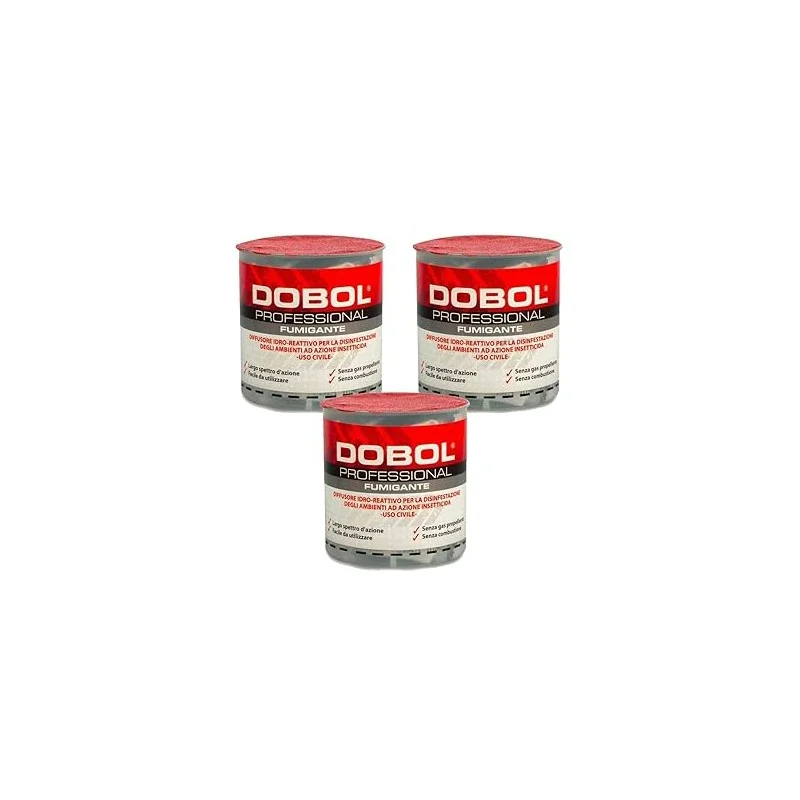 Dobol Fumigante Insetticida 20g - Disinfestazione Totale Idro-reattiva (No Gas) - dobol fumigante istruzioni