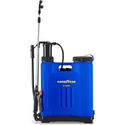 Goodyear Spruzzatore a Zaino 16 Litri - Lancia Inox e Ugelli Regolabili - goodyear spruzzatore 16l