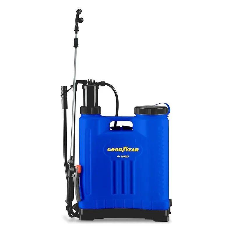 Goodyear Spruzzatore a Zaino 16 Litri - Lancia Inox e Ugelli Regolabili - goodyear spruzzatore 16l