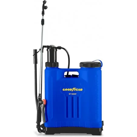 Goodyear Spruzzatore a Zaino 16 Litri - Lancia Inox e Ugelli Regolabili - goodyear spruzzatore 16l