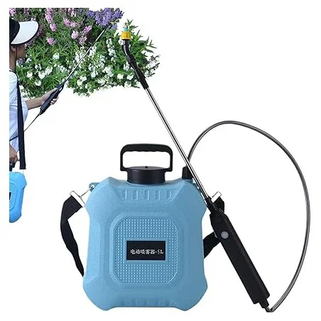 Tech Garden Irroratore Elettrico a Zaino 5L/8L - Comfort Totale - irroratore elettrico zaino