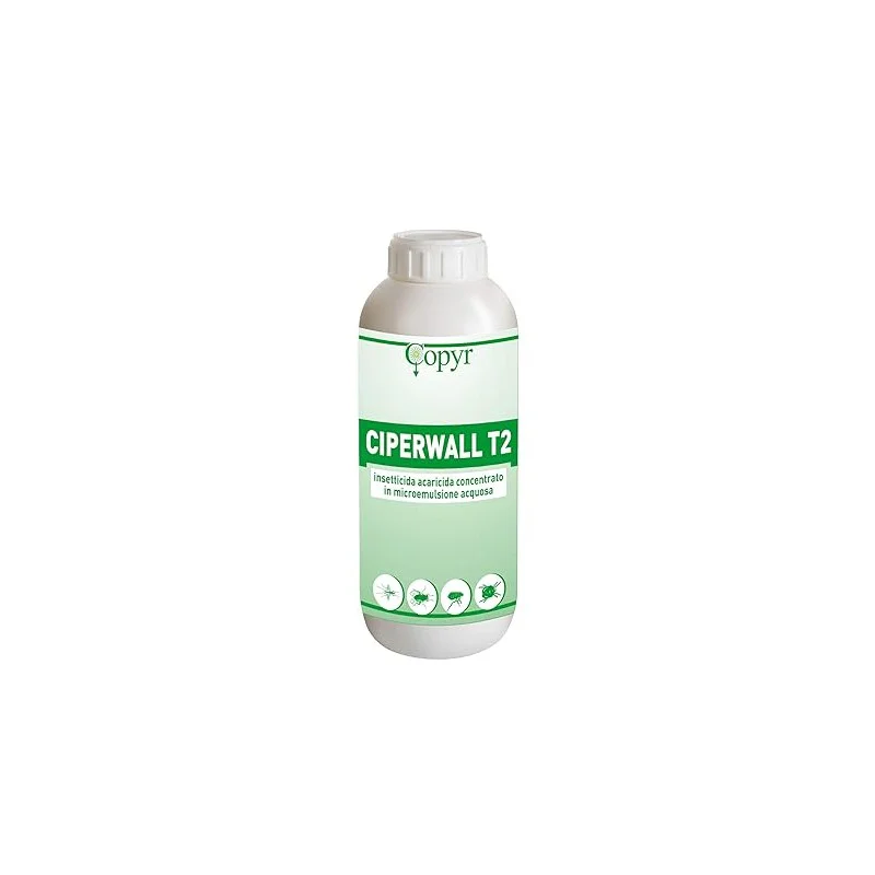 Copyr Ciperwall 1L - Insetticida Acaricida Concentrato Professionale (Cipermetrina) - insetticida concentrato zanzare