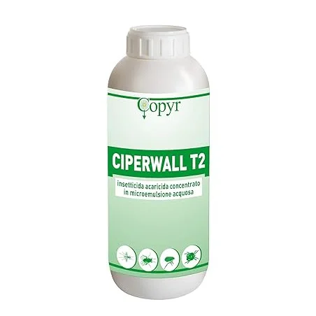 Copyr Ciperwall 1L - Insetticida Acaricida Concentrato Professionale (Cipermetrina) - insetticida concentrato zanzare