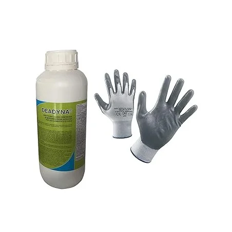 Deadyna - Insetticida Universale Concentrato per Aree Verdi (1 Litro) + Guanti Omaggio