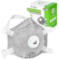 AirGearPro Mascherina FFP3 con Valvola - Protezione Polveri Sottili - airgearpro ffp3
