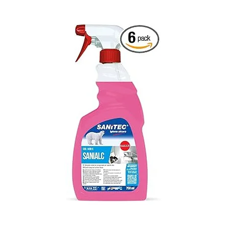 Sanitec Sanialc Spray Multisuperficie 750 Ml Conf Da 6 Pz