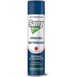 SANYMAYER Spray Disinfettante Virucida 400ml - Set 2 Pezzi - sanymayer spray disinfettante
