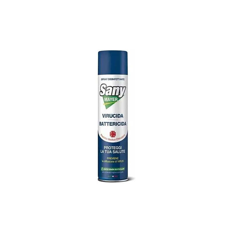 SANYMAYER Spray Disinfettante Virucida 400ml - Set 2 Pezzi - sanymayer spray disinfettante