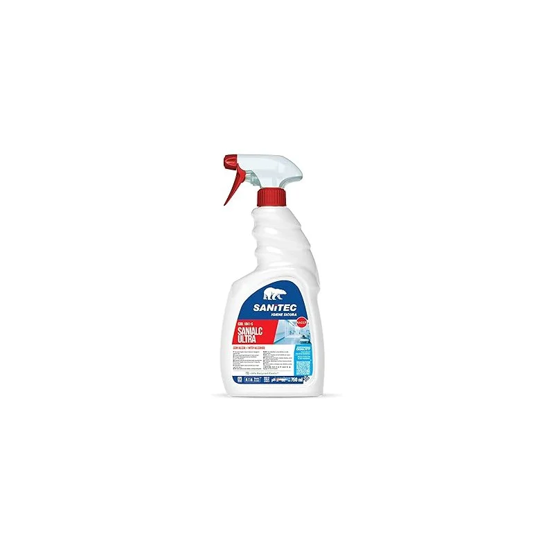 Sanitec Sanialc Ultra - Detergente Idroalcolico 77% Alcol (Tanica) - sanialc ultra 77%