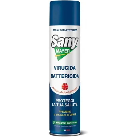 SANYMAYER Spray Disinfettante Virucida Rapido per Superfici e Tessuti
