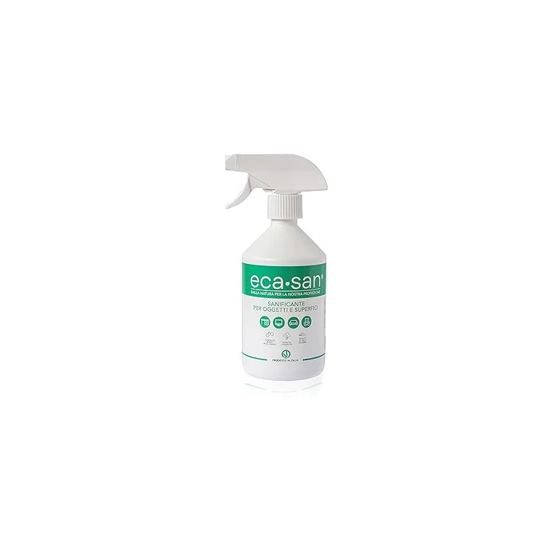 ECASAN Spray Igienizzante Multiuso - Naturale e Delicato - ecasan spray igienizzante
