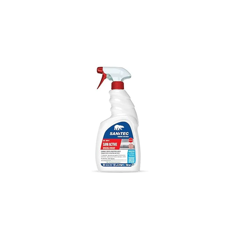 Sanitec Sani Active - Spray Disinfettante Sgrassante Universale - sanitec sani active