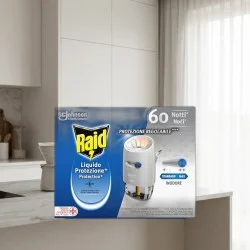 Raid Liquido Elettrico Advanced (Base + Ricarica) - Antizanzare 60 Notti Regolabile - miglior antizanzare elettrico