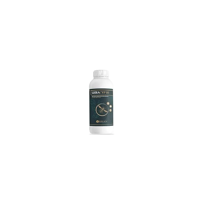 Ossian Geracyp 10 - Insetticida Concentrato con Geraniolo (1 Litro) - insetticida al geraniolo