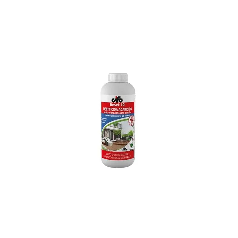 Cifo Reset 10 - Insetticida Acaricida Concentrato (1 Litro) - Azione Abbattente e Residuale - cifo reset 10