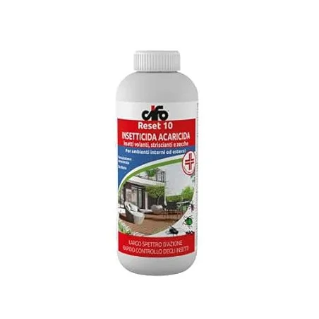 Cifo Reset 10 - Insetticida Acaricida Concentrato (1 Litro) - Azione Abbattente e Residuale - cifo reset 10