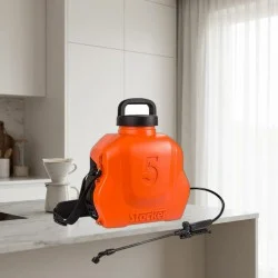 Stocker Pompa Elettrica a Tracolla 5 Litri - Batteria Li-Ion 2.5 Bar - pompa zaino batteria li-ion