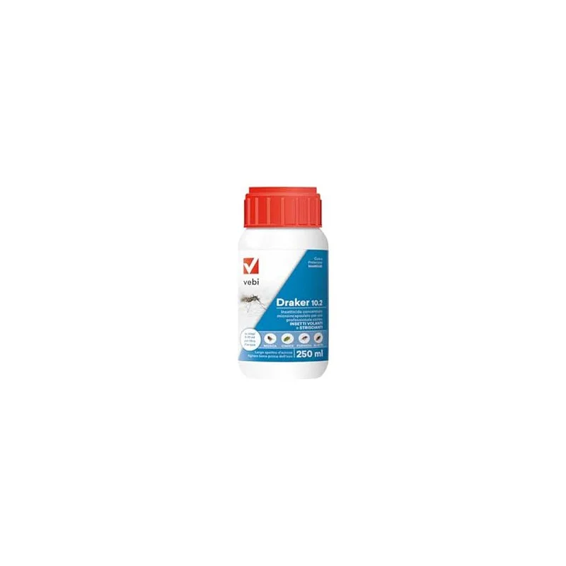 Draker 10.2 Insetticida Microincapsulato 250ml - Lunga Durata - draker 10.2 250ml