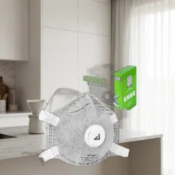 AirGearPro Mascherina FFP3 con Valvola - Protezione Polveri Sottili - mascherina ffp3 con valvola