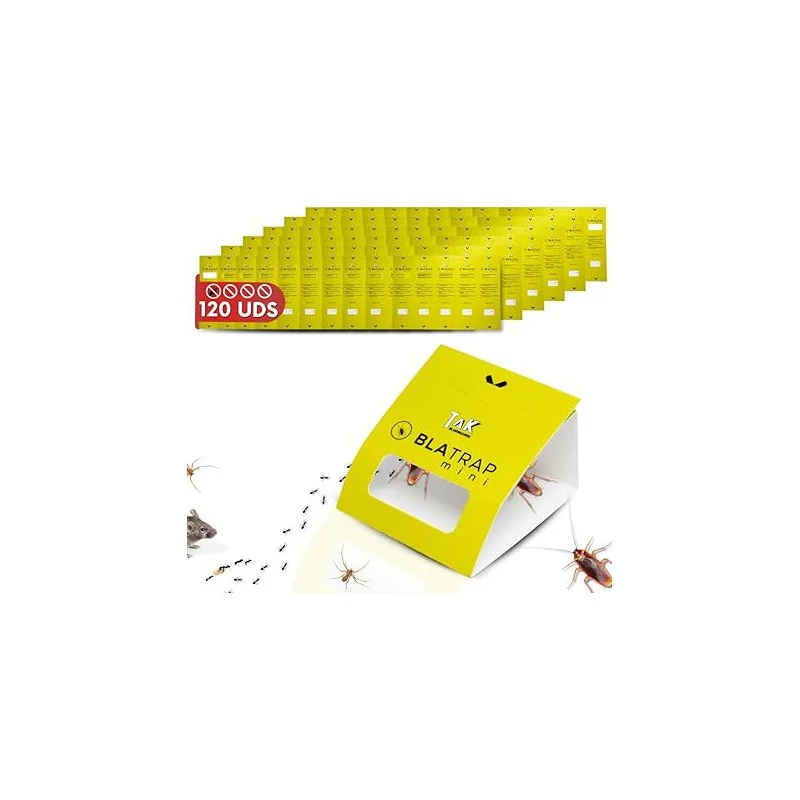 120 Trappole Adesive Scarafaggi - Kit Disinfestazione Professionale - trappole scarafaggi 120 pezzi