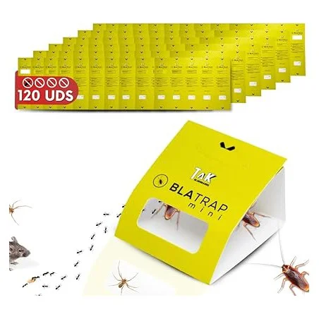 120 Trappole Adesive Scarafaggi - Kit Disinfestazione Professionale - trappole scarafaggi 120 pezzi