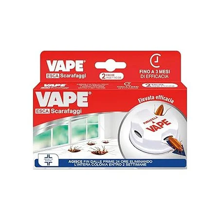 Vape Esca Scarafaggi Nuova Versione - Azione Mirata (2 Unità)