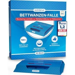 Trappola Adesiva per Cimici dei Letti - Kit Monitoraggio (10 Pezzi) - trappola cimici letti